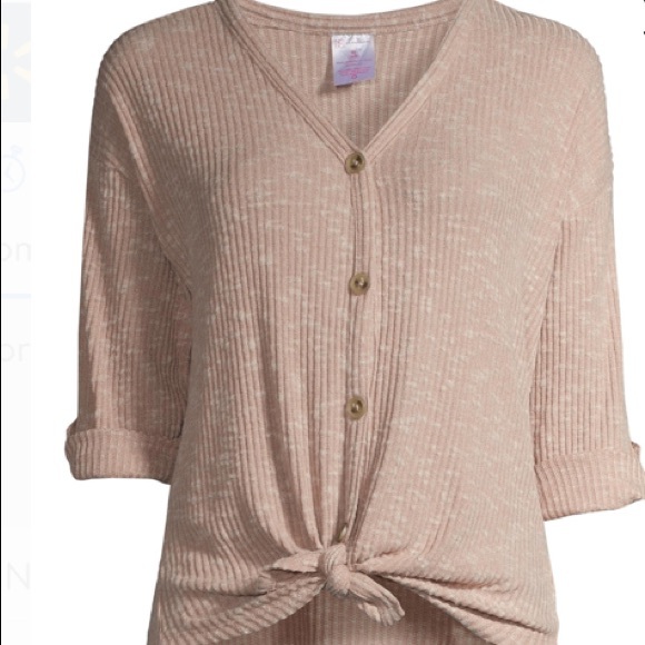 🆕Front Tie Blouse - Picture 3 of 4